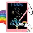 thumbnail image 1 of Lcd Writing Sketchpad Graffiti Board 10 Inch Color Drawing Pad Writing Pad (pink), 1 of 5