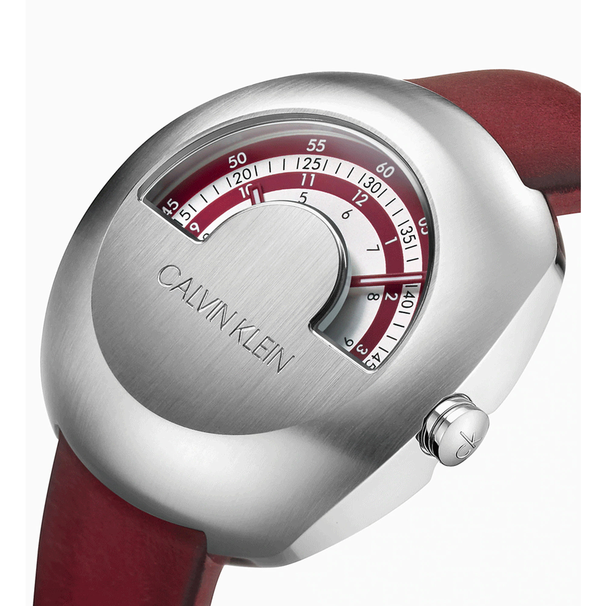CALVIN KLEIN Glimpse Quartz Silver Dial Men s Watch K9M311UP Walmart