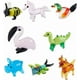 thumbnail image 1 of Figuras de vidrio soplado a mano de 8 estilos. Decoración de animales en miniatura. Incluye abejas, dinosaurios, ciervos, unicornios, cerditos, libélulas, patos y flamencos., 1 of 9