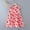 Multicolor-1, variant on Girls Sleeveless Floral Sundress Kids Summer Casual A-Line Viscose Dress Multicolor,Size 6-7 T