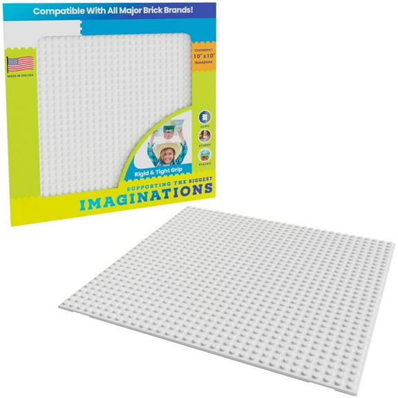10" White Baseplate (1Pack)