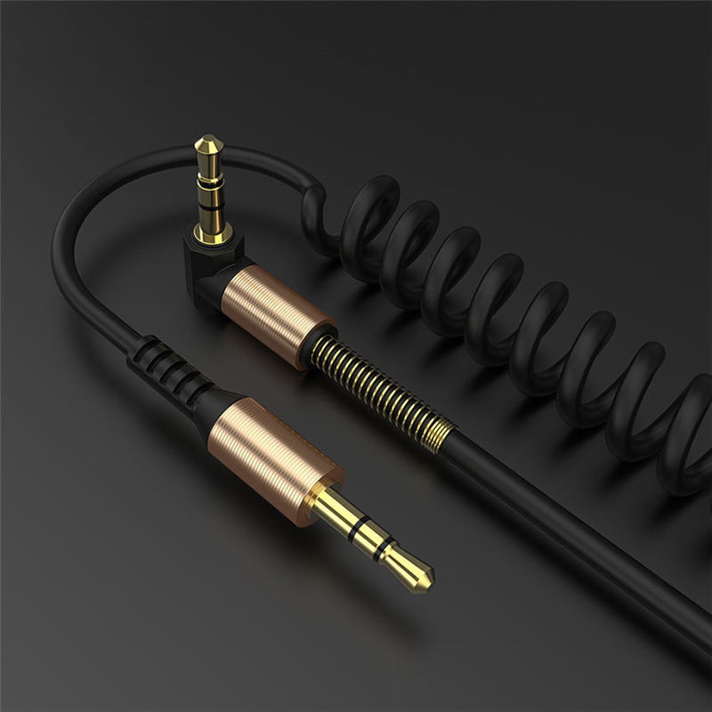 Audio AUX Cable,3.5mm Auxiliary Stereo Jack Male to Male Cord for Phone,Car,Headphone,Speaker,Step Down Gold-Plated Jack Nylon Braided Cable 2m/6.5ft 