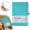 AH, variant on Clearance! A5 Hard Cover Grid Notebook Haze Blue Planner Spiral Notebook