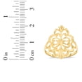 thumbnail image 4 of Floreo 10k Yellow Gold 20.5mm Openwork Filigree Ring, 4 of 4