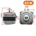 thumbnail image 3 of Cooling Motor For Refrigerator Compressor Condenser - Copper - Aluminum Coil, 3 of 7