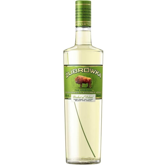 Paquete de 3 Vodka Zubrowka Bison Grass 750 ml Zubrowka Paquete de 3