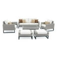 thumbnail image 3 of RST Brands Milo Gray Wicker 18 Piece Patio Conversation Set, 3 of 11