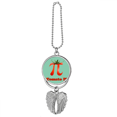 thumbnail image 1 of Calcul Mathématique Pi Tomate Argent Aile Voiture Pendentif Décoration, 1 of 4