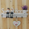 thumbnail image 6 of Sweet Home Decorative Key Holder with 4 Metal Hooks for Home & Office White finish, 6 of 6