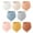 Pink, variant on 8-Pack Muslin Baby Bibs, Absorbent Bandana Drool, 100% Cotton Unisex Baby Bibs for Teething and Drooling
