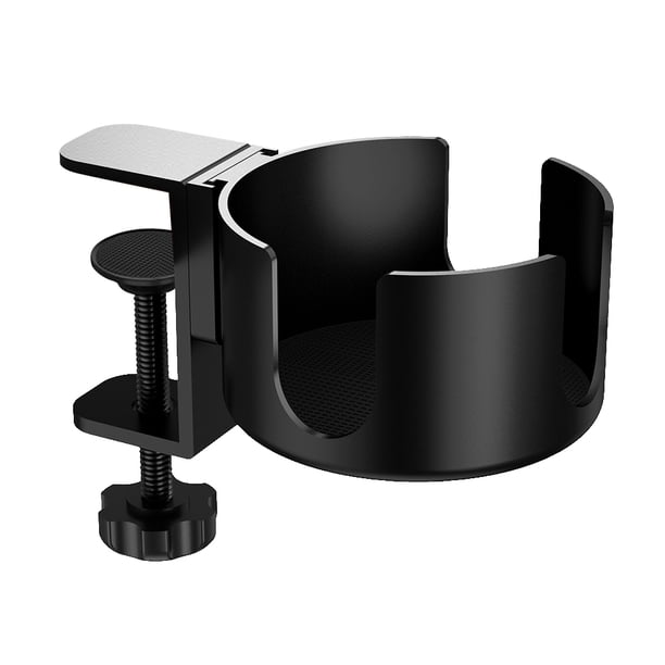 Bandeja Almacenamiento para Botellas Portavasos Escritorio Abrazadera Metal