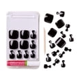 thumbnail image 5 of GoldFinger Press On Toenails Kit Wider Fit, Bold Glossy Black Color Toenail, Ready to Wear Gel & Manicure Stick, 2g Glue included, Long-Lasting Convenient & Easy to Apply, 5 of 7