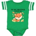 thumbnail image 3 of Inktastic My Big Brother Loves Me Little Fox Boys or Girls Baby Bodysuit, 3 of 5