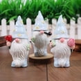 thumbnail image 6 of 3PCS Easter Gnome Resin Figurine 4.72in Tabletop Decor for Spring Holiday Display, Easter Decorations for Home and Party Decor, 6 of 9