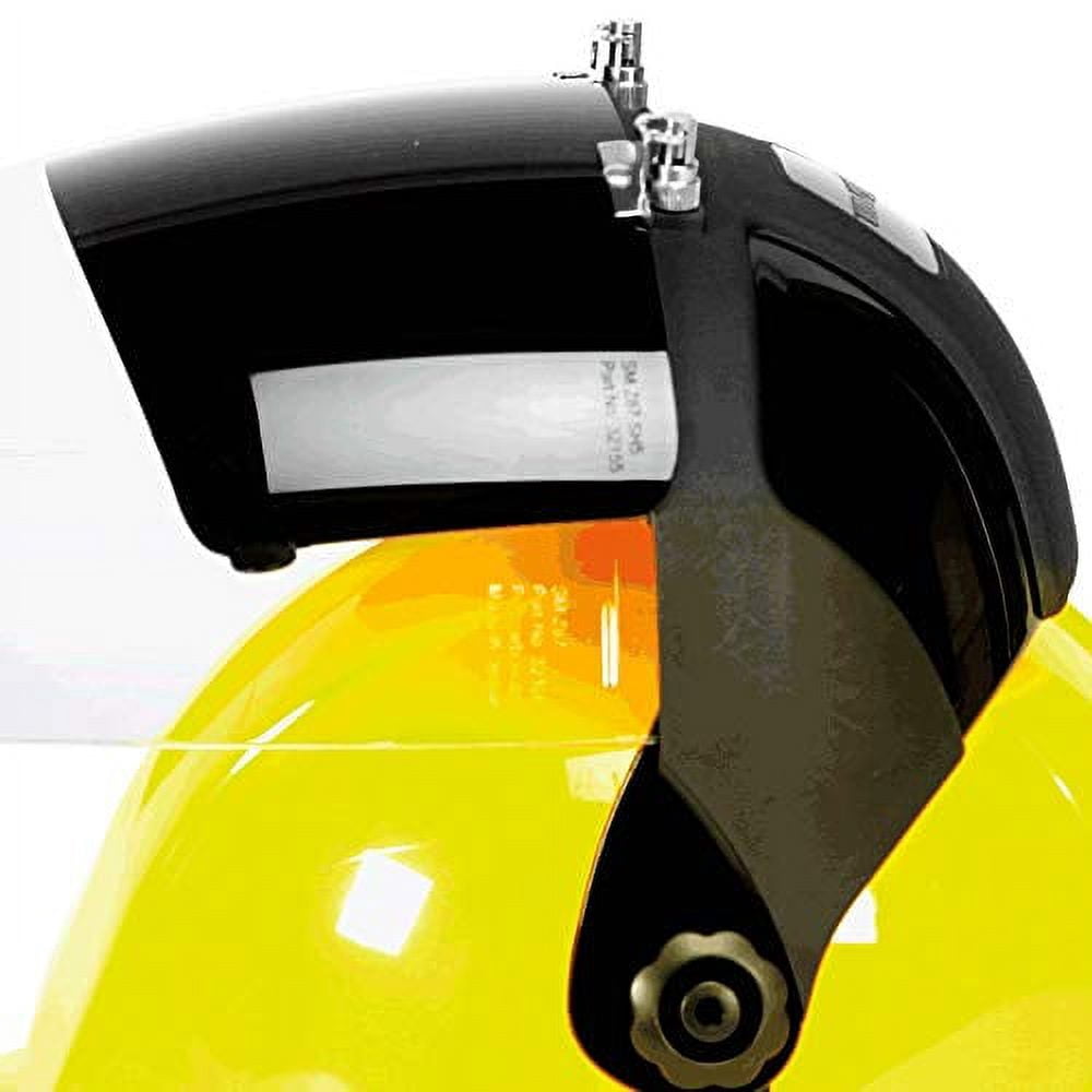 Sellstrom Face Shield - DP4 Series - 9" x 12.125" x 0.060" Window - Clear AF - Universal Hard Hat Slot Adaptor Headgear - with Chin Guard