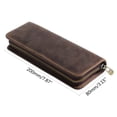thumbnail image 5 of Exquisite Leather Pen for Case Portable Zipper Pencil Bag Multiple Elastic Pen S, 5 of 21