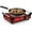 Red, variant on Techwood Portable Electric Cooktop Burner, 1500W, Compact, Non-slip, Stainless, Black