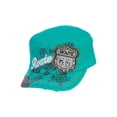 thumbnail image 2 of Top Headwear Route 66 Distressed Cadet Cap - Teal, 2 of 3