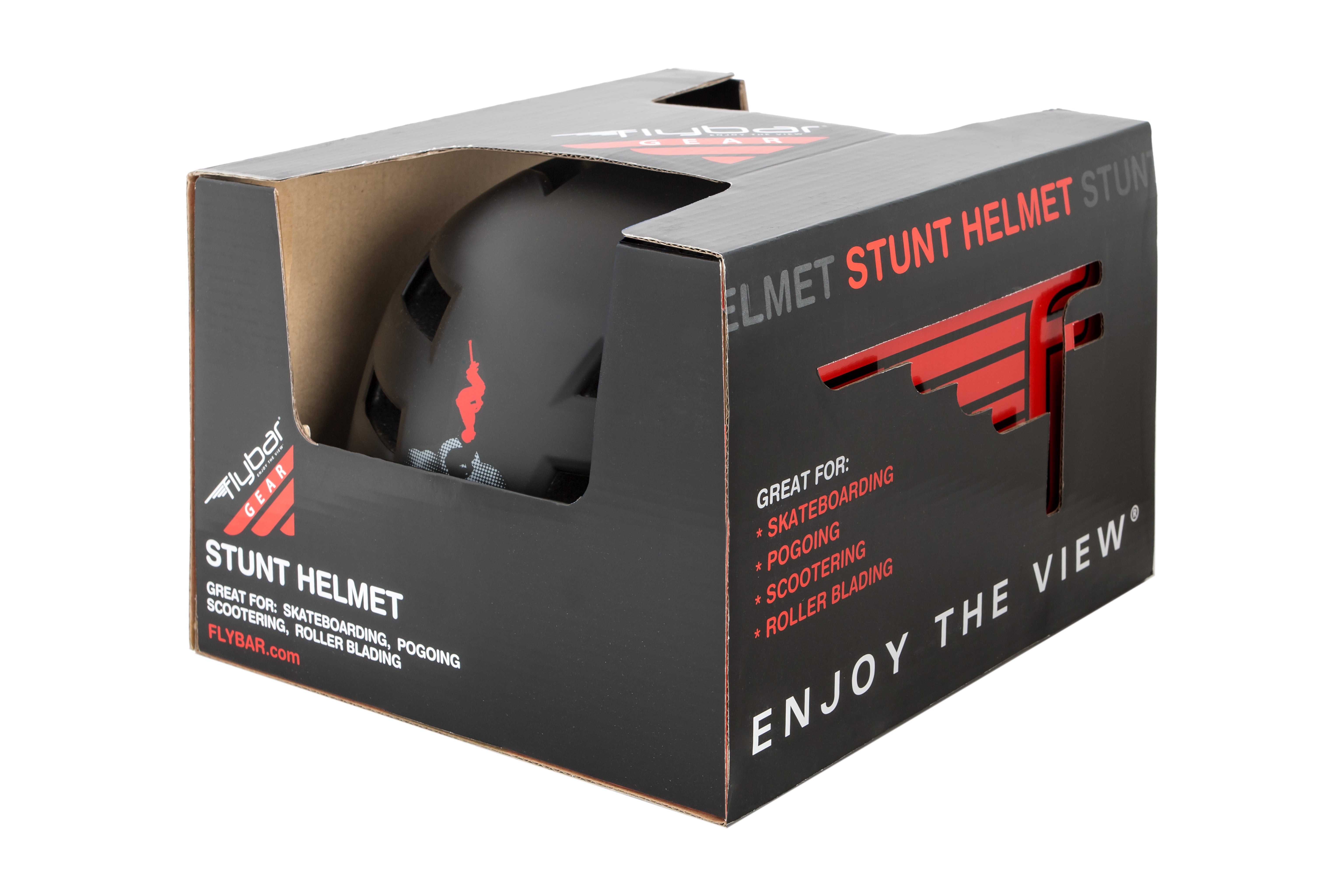 Flybar Certified Multi Sport Helmets For Skateboarding, Bicycling, Roller Blading, Longboarding & Pogoing -Cloud Formations - S/M