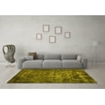 thumbnail image 3 of Ahgly Company Machine Washable Indoor Rectangle Oriental Yellow Industrial Area Rugs, 8' x 12', 3 of 4
