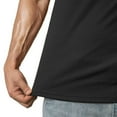 thumbnail image 3 of OGLCCG Mens Muscle Slim Fitted T Shirt V-Neck Longline Henley Shirt Solid Color Summer Soft Gym Workout Athletic Tee Shirts, 3 of 7