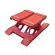 thumbnail image 5 of Modelo de elevador de garaje para coche a escala 1/64, adorno de escritorio en miniatura para decoración de escena de garaje. Rojo, 5 of 9