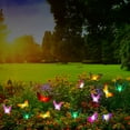 thumbnail image 3 of Awdenio 12LED Colorful Lights Garden Solar Butterfly String Lights Decorative Lights, 3 of 8