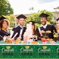 thumbnail image 4 of Graduation Tablecloth Decorations Graduation Party Supplies Disposable Gongrats Grad Tablecover Party Favors 54"x108" 3 pcs Patten 3 Black, 4 of 6