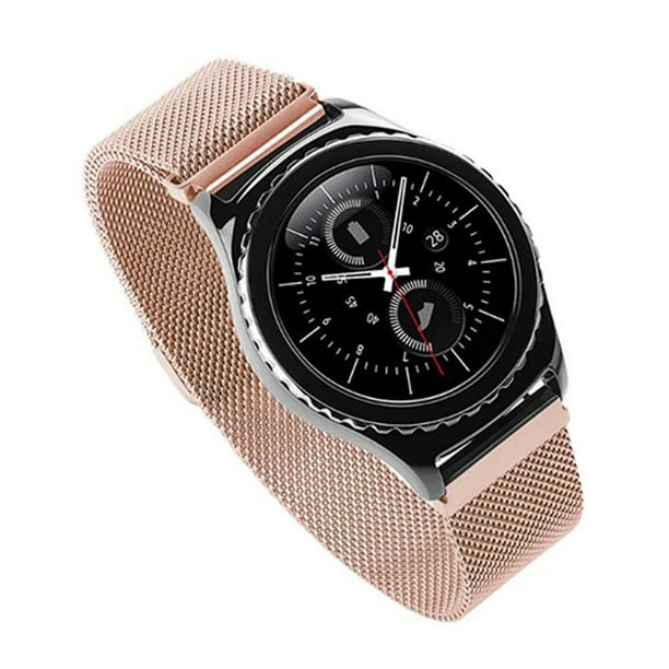 Magnetisk lidenskab Vugge Gear S2 Classic Watch Band, Milanese Loop Stainless Steel Replacement  Bracelet Strap Band for Samsung Gear S2 Classic SM-R732 & SM-R735 Smart  Watch (Rose Gold) - Walmart.com