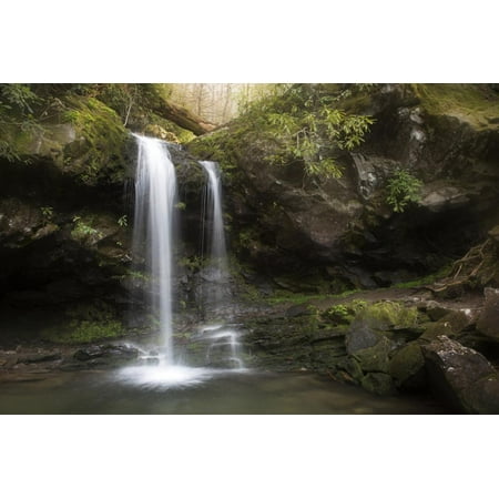 USA, Tennessee, Great Smoky Mountains National Park. Grotto Falls Scenic Waterfall Landscape Photography Print Wall Art By Jaynes (Best National Parks For Photography)