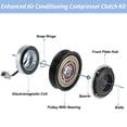 thumbnail image 4 of Kit de embrague de compresor de aire acondicionado para Ram 1500 2014-2019 V6 3.6L para Ram 1500 Classic 2019-2022 conjunto de embrague de compresor para compresor 7SBH17/7SBH17C 68232388AD/68232392AC, 4 of 7