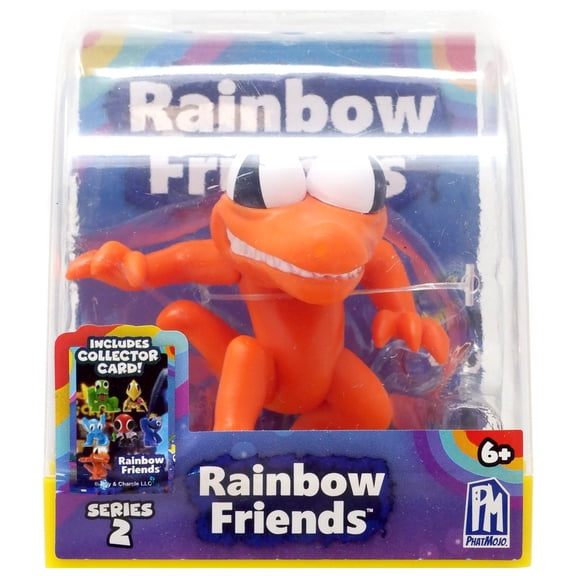 Rainbow Friends Series 2 Orange Figure & Collector Card