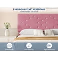 thumbnail image 4 of Velvet Upholstered Bed Frame with Diamond Tufted Headboard, Under-Bed Storage, Wooden Slats Support, Noise-Free Platform Bed – No Box Spring Required, Easy Assembly, 4 of 6