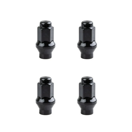 Taper 1 1/2 Inch Shaft - Extended Shaft Tapered Lug Nut (4 Pack) 10mm x 1.25mm Thread Pitch w/14mm Head Black for Arctic Cat 400i 2x4 2002-2004