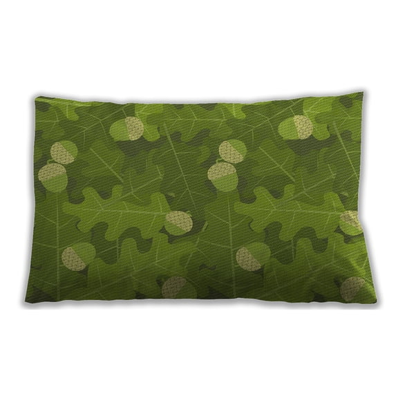 Ahgly Company Outdoor Rectangular Patterned Lumbar Throw Pillow, 13 inch by 19 inch