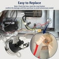 thumbnail image 6 of Fast Acting Thermals Cutoff Fuse Overheating Defense with Strong Thermoplastic Housing 3850870019 for Refrigerator, 6 of 8