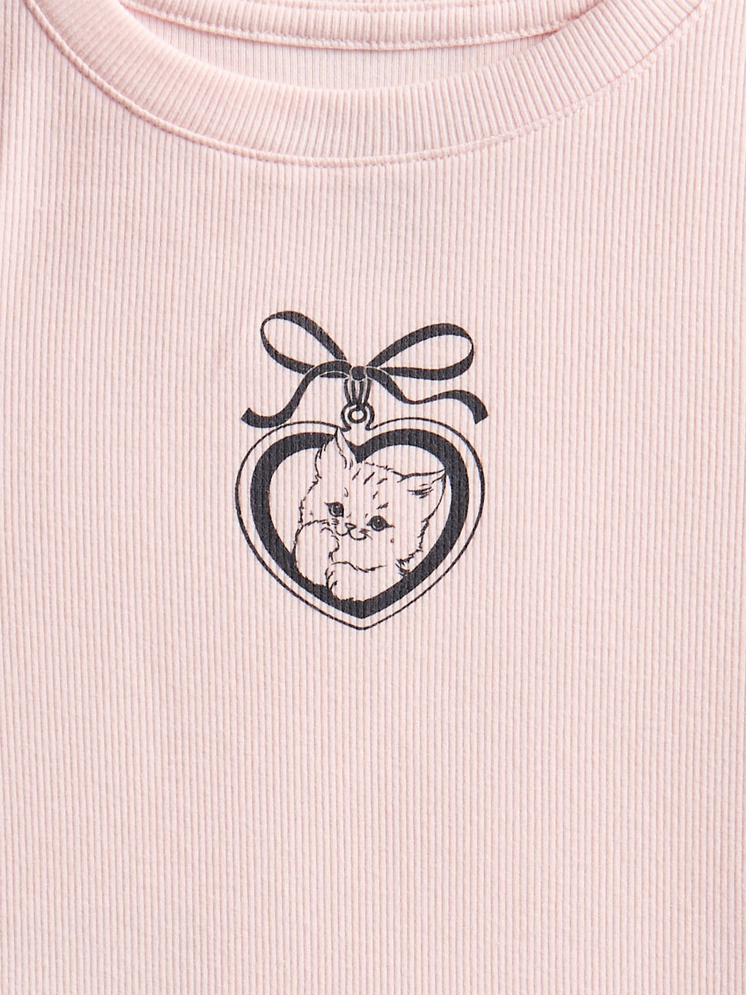 Weekend Academy Girls Graphic Baby Tee with Short Sleeves, Sizes 4-18