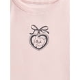 thumbnail image 3 of Weekend Academy Girls Graphic Baby Tee with Short Sleeves, Sizes 4-18, 3 of 4