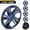 Black Lacquer & Blue Lacquer, variant on 16" Set of 4 Hubcaps Wheel Rims Cover for 2016-2025 Honda Civic Sedan Compatible with Steel Wheels Snap on Installation(16-inch,Black Lacquer)