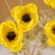 thumbnail image 5 of 5 piezas de anémona artificial Naiovety con hojas Real Touch color Amarillo, 5 of 6