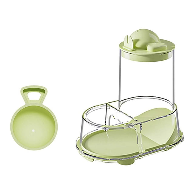 Automatic Small Pet Food Dispenser And Water Bowl Transparent Feeder For Gerbils Mice Hedgehogs Parrots Ferrets Stable Design