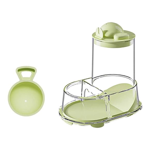 Pet Supplies Hamster Food and Water Bowl Automatic Feeder for Small Animals Transparent Stable Dispenser Ideal for Gerbils Mice Hedgehogs Parrots and Ferrets