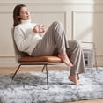 thumbnail image 4 of YEERSWAG Shag Area Rug, 5 x 8 ft Ultra Soft Fluffy Area Rug for Living Room Bedroom Indoor Carpet, Gray, 4 of 7