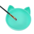 thumbnail image 5 of Unique Bargains 1 Pc Cat Shape Makeup Brush Storage Cleaner Light Green, 5 of 6