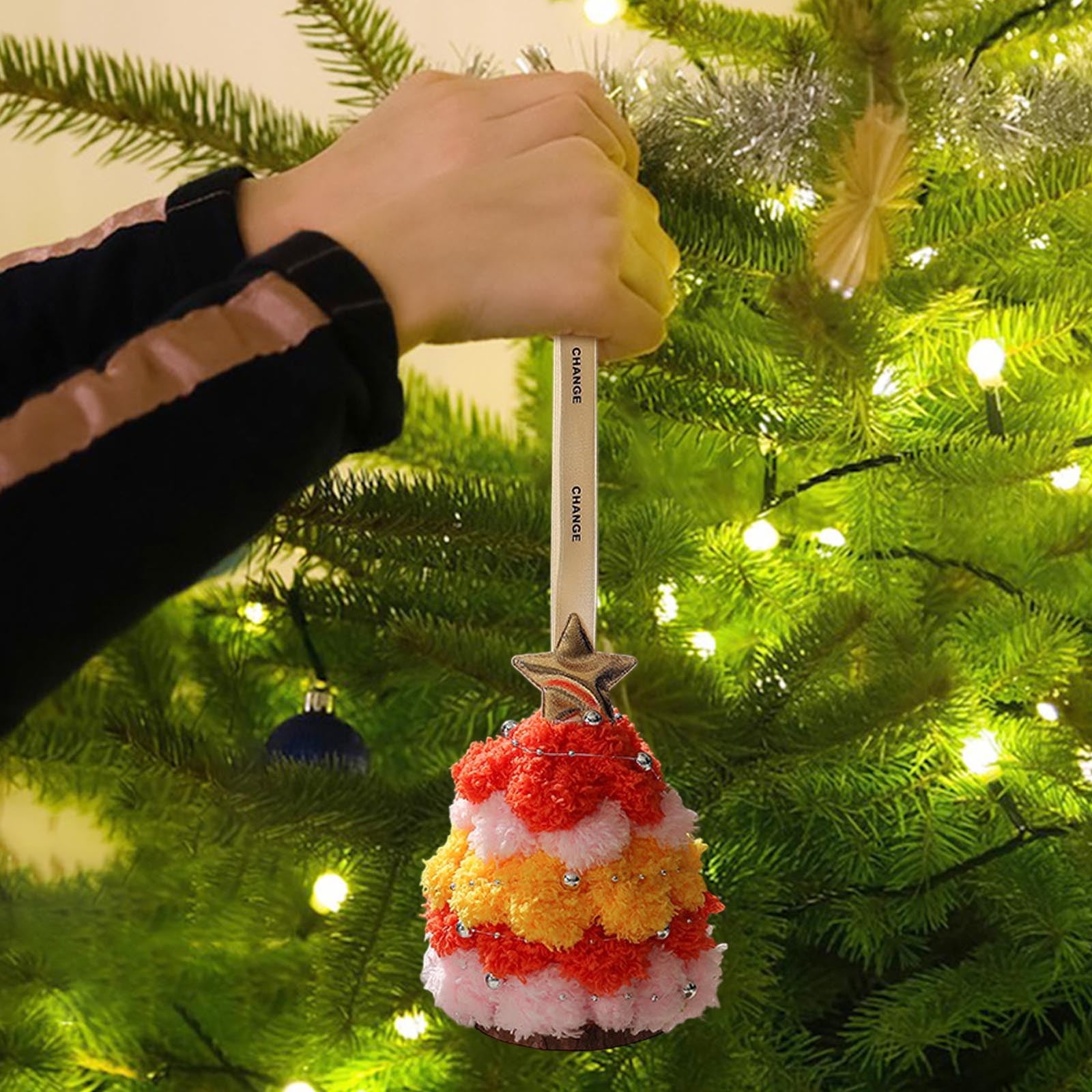 Ensemble De Décorations De Sapin De Noël Confortables Avec Animaux De