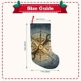 thumbnail image 3 of Picia Vintage Compass for 18in Christmas Stockings, Xmas Stocking for Kids, Holiday and Family Stocking for Fireplace or Party Decoration, 3 of 8