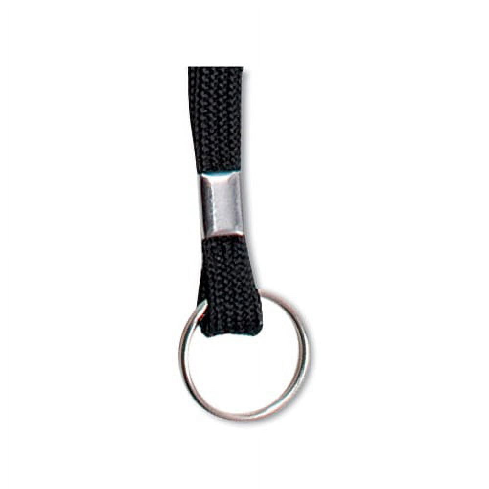 Advantus Deluxe Lanyards, Clip Style, 36" Long, Black, 24/Box -AVT75401