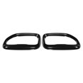 thumbnail image 1 of Cubierta de tubo de escape trasero de 2 piezas, repuesto de acero inoxidable negro brillante para X3 M40i 2018-2021, 1 of 5