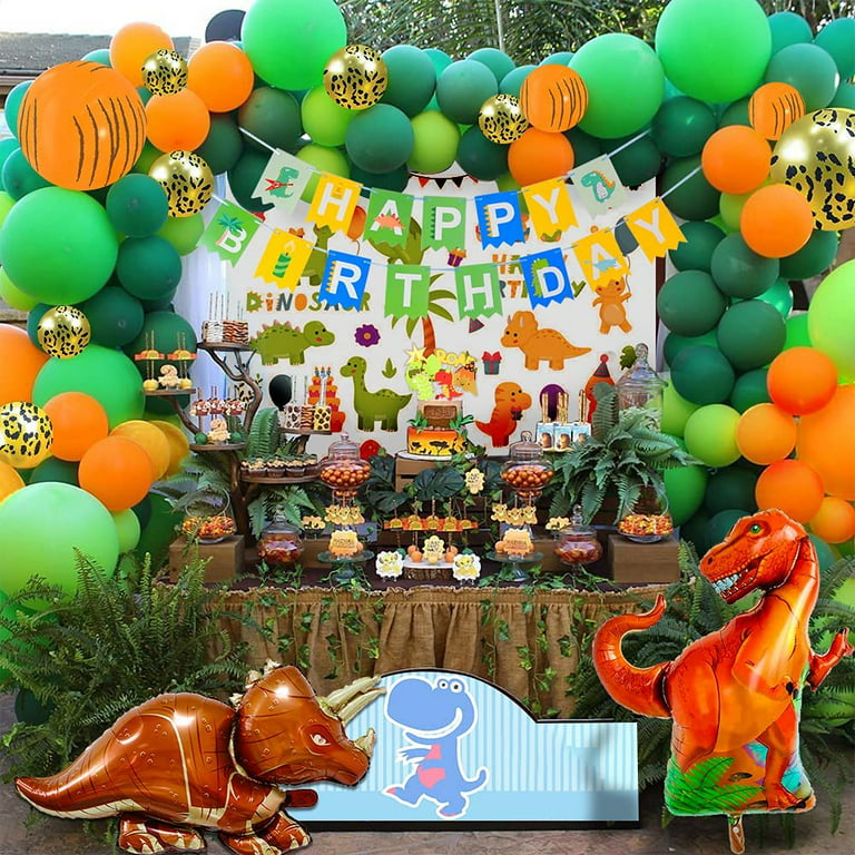 Yansion Dinosaur Party Supplies Birthday Decorations -60Pcs