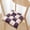 Purple, variant on 15.8" Square Tufted Chair Cushion, Plush Checkered Seat Pad for Dining/Office/Home Use(Coffee)